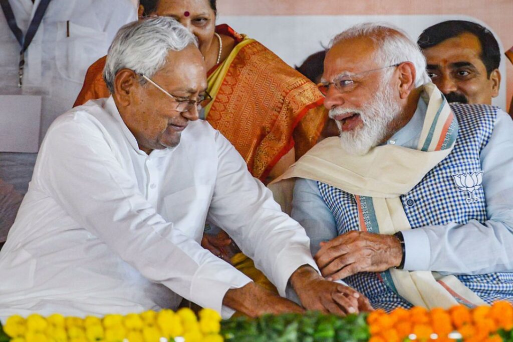 Modi and Nitish Kumar